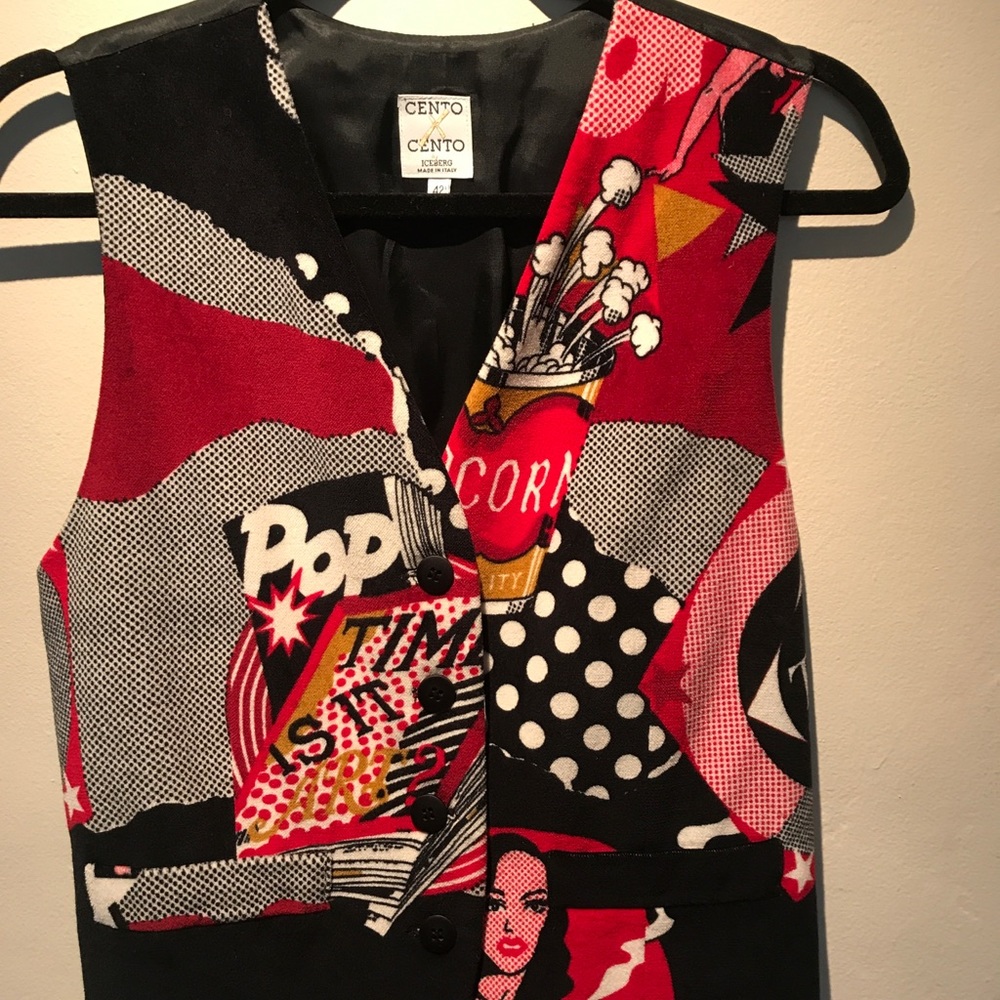 Iceberg from Italy vintage vest